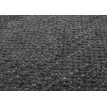 Lot de 4 chaises de salle à manger Littau, chaise de cuisine à dossier haut, tissu/textile chenille bois ~ gris foncé, p