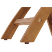Ensemble de jardin lounge HWC-N49, balcon ensemble de fauteuils, corde tressée Rope bois acacia certifié MVG, noir