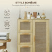 Meuble bas salle de bain ASTINE aspect bois