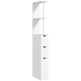 Meuble colonne salle de bain GOTTY blanc