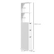 Meuble colonne salle de bain GOTTY blanc