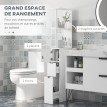 Meuble colonne salle de bain GOTTY blanc