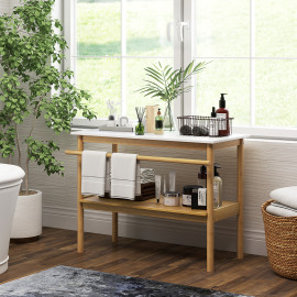 Etagère salle de bain LIMA bambou