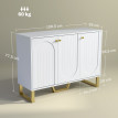 Buffet Design CAROLINE blanc