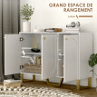 Buffet Design CAROLINE blanc