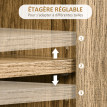 Buffet graphique GERALDINE aspect bois