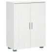 Meuble rangement bas salle de bain BLINKY blanc