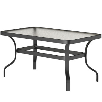 Table basse de jardin RYVIOS noire