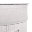 Panieràlinge HWC-C21, Laundry Bacàlinge Collecteur de linge Bacàlinge, Bambou rond 59x35cm