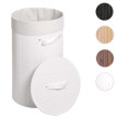 Panieràlinge HWC-C21, Laundry Bacàlinge Collecteur de linge Bacàlinge, Bambou rond 59x35cm