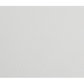 Fauteuil lounge HWC-O17, fauteuil club fauteuil cocktail, certifié MVG similicuir - blanc