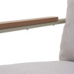Banc de jardin en aluminium HWC-O11, Outdoor Banc 2 places canapé, tissu oléfine (205 g/m2