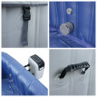 Tourbillon HWC-N97, 5 personnes, In-/Outdoor chauffé gonflable pompe PVC laminé, rectangul