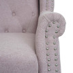 fauteuil Chesterfield, fauteuil relax fauteuil club fauteuilàoreilles, tissu / textile hyd