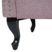 Fauteuil Chesterfield, fauteuil relax fauteuil club fauteuilàoreilles, tissu / textile hyd