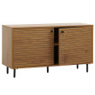 Commode HWC-N78, commode armoire, style scandinave métal bois mélamine MVG 53x94x35cm - na