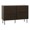 Commode HWC-N78, armoire sideboard, 6 tiroirs, style scandinave métal bois mélamine MVG 85