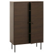 Highboard HWC-N78, Commode Armoire Sideboard, style scandinave, métal bois mélamine MVG 13