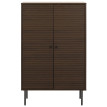 Highboard HWC-N78, Commode Armoire Sideboard, style scandinave, métal bois mélamine MVG 13