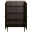 Highboard HWC-N78, Commode Armoire Sideboard, style scandinave, métal bois mélamine MVG 13
