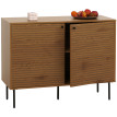 Sideboard HWC-N78, Commode Armoire Buffet, style scandinave Métal Bois Mélamine MVG 86x110