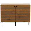 Sideboard HWC-N78, Commode Armoire Buffet, style scandinave Métal Bois Mélamine MVG 86x110