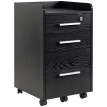 Caisson de bureau WATTA aspect bois noir