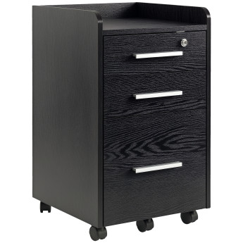 Caisson de bureau WATTA aspect bois noir