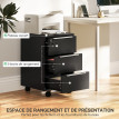 Caisson de bureau ALAMBRA noir