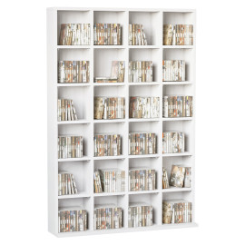 Etagère 24 compartiments ajustables LAIGER blanche
