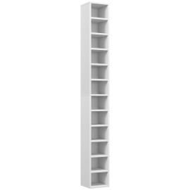 Etagère colonne 175 cm BUREN blanche