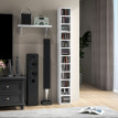 Etagère colonne 175 cm BUREN blanche