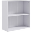 Bibliothèque cube 2 rangements BALOU blanche