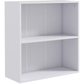 Bibliothèque cube 2 rangements BALOU blanche