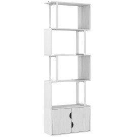 Etagère Zig-Zag 5 niveaux SLEEN blanc