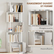 Etagère Zig-Zag 5 niveaux SLEEN blanc