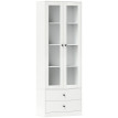 Buffet haut vitrine GUILLAUME blanc