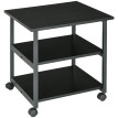 Desserte de rangement support d’imprimante NERON noir