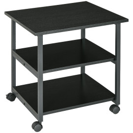 Desserte de rangement support d’imprimante NERON noir