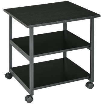 Desserte de rangement support d’imprimante NERON noir