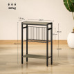 Bout de canapé table d’appoint MOZA gris