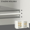 Buffet design 4 portes LIOR blanc laqué