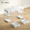 Bureau informatique 4 prises LORI blanc