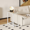 Table de lit mobile réglable LIFTWOOD aspect bois et blanc