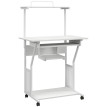 Station de travail mobile avec tablette MOBILEX blanc