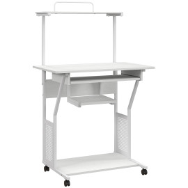 Station de travail mobile avec tablette MOBILEX blanc