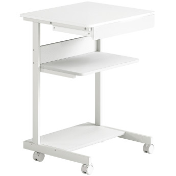 Station informatique bureau TENZO blanche