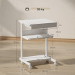 Station informatique bureau TENZO blanche