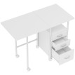 Station informatique bureau BENZO blanche
