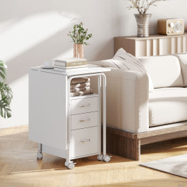 Station informatique bureau BENZO blanche